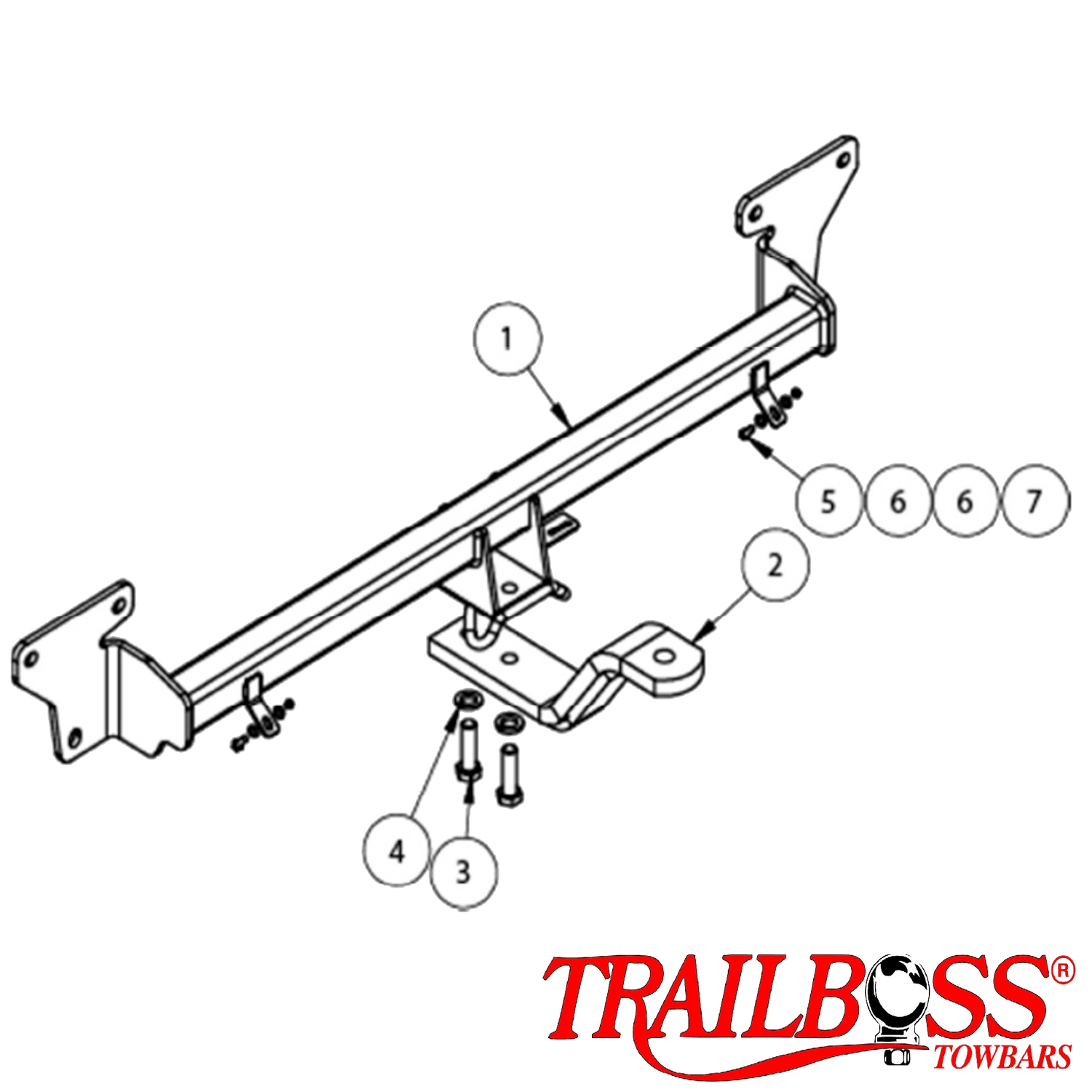 Peugeot Partner Van 08/2012 - 06/2015 - Towbar Kit
