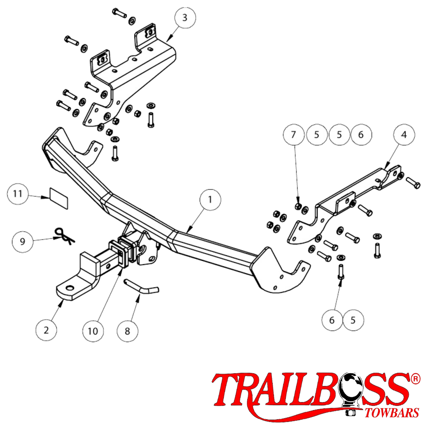 Toyota Rav 4 SUV 02/2013 - 12/2018 - Towbar Kit