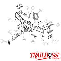 Toyota Fortuner SUV 11/2015 - On - Towbar Kit