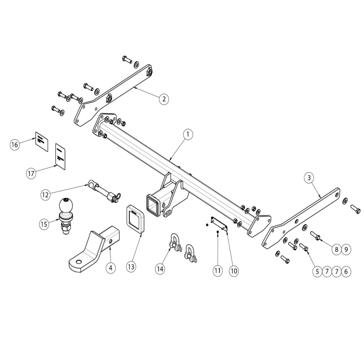 Toyota Corolla Cross MXG SUV 07/2022 - On - Towbar Kit