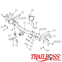 Toyota Kluger XU70, GSU75 SUV 03/2021 - 10/2025 - Towbar Kit