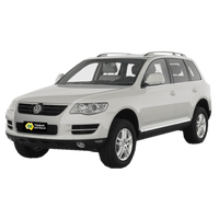 Silver Volkswagen SUV on a white background