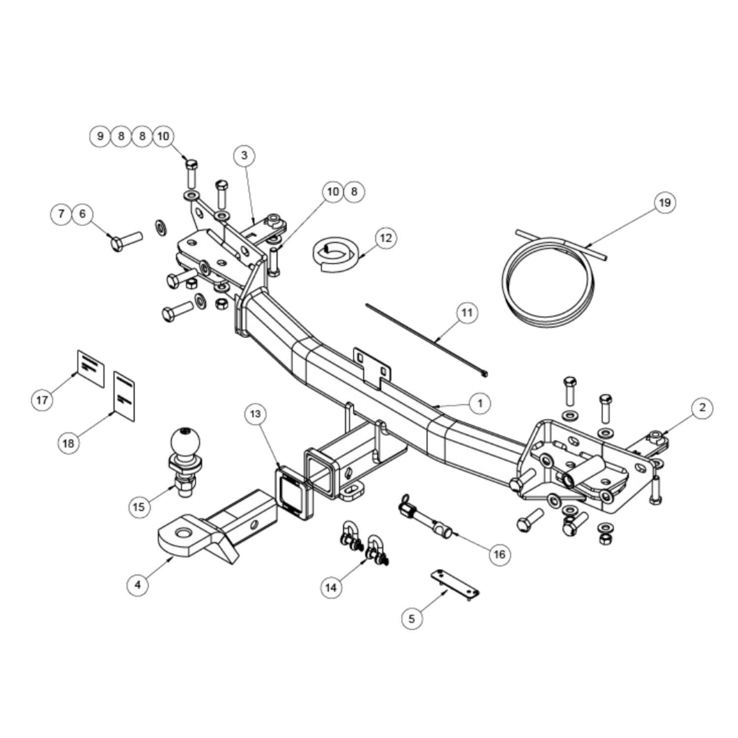 BYD Sealion 7 SUV 01/2025 - On - Towbar Kit