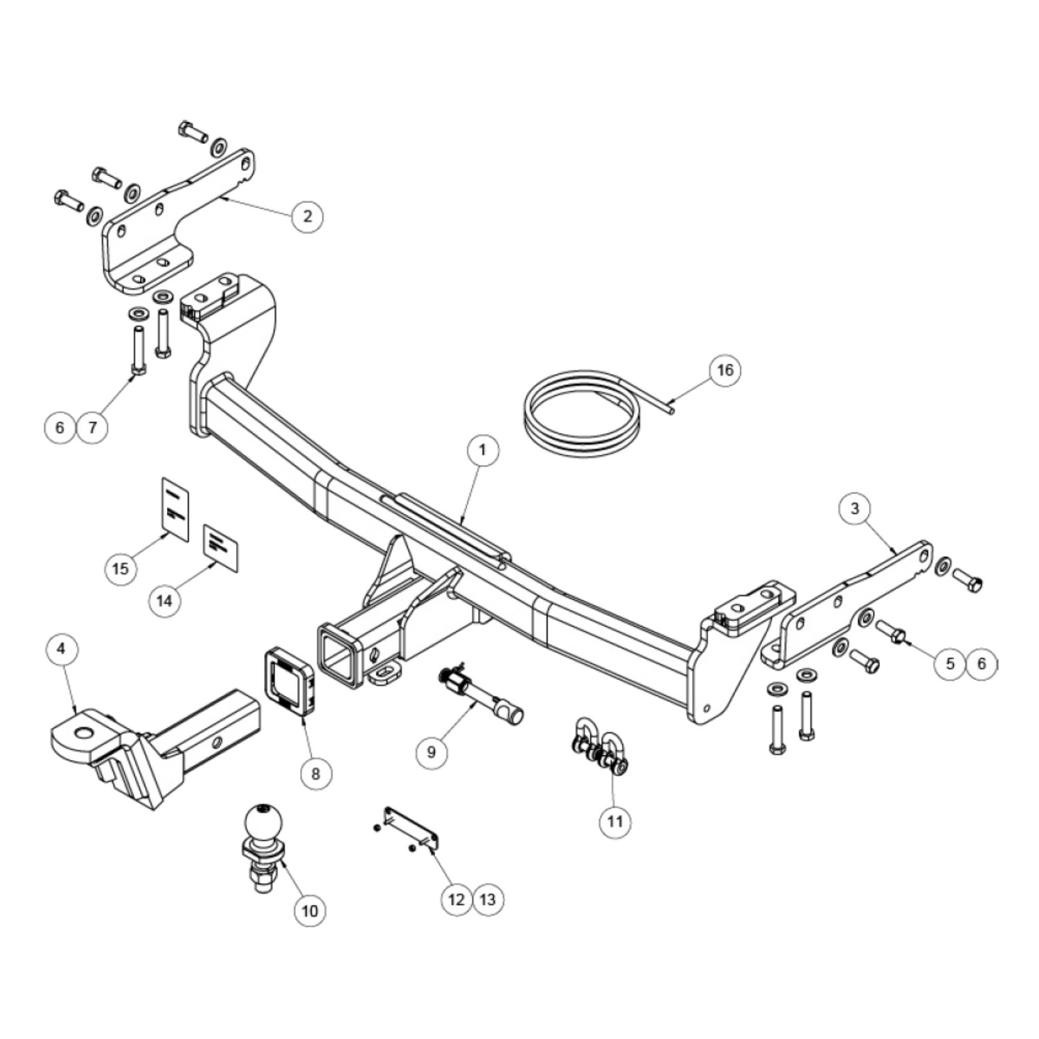 Mitsubishi Outlander ZM SUV 03/2026 - On - Towbar Kit