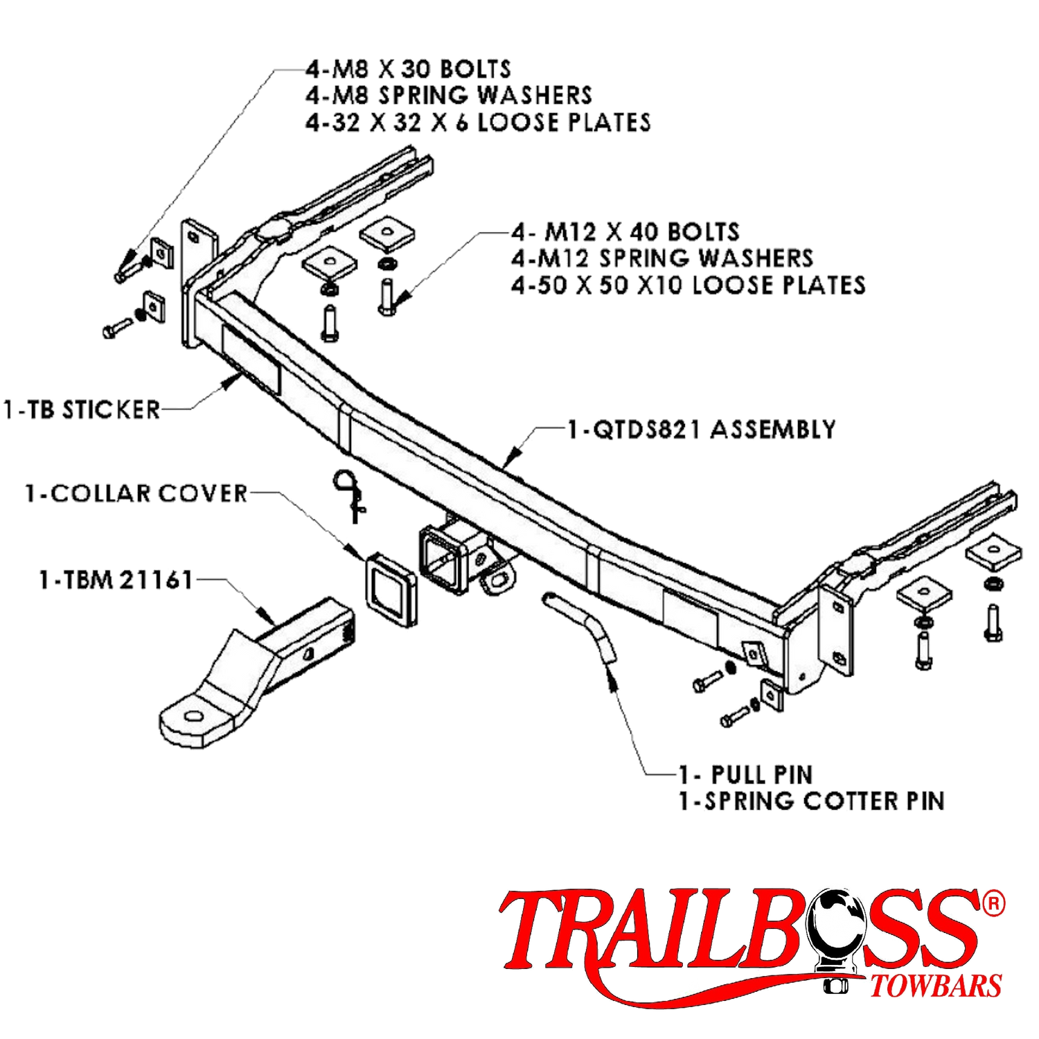 Nissan X-Trail T31 SUV 10/2007 - 02/2014 - Towbar Kit