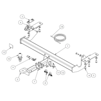 Nissan X-Trail T32 SUV 03/2014 - 08/2022 - Towbar Kit