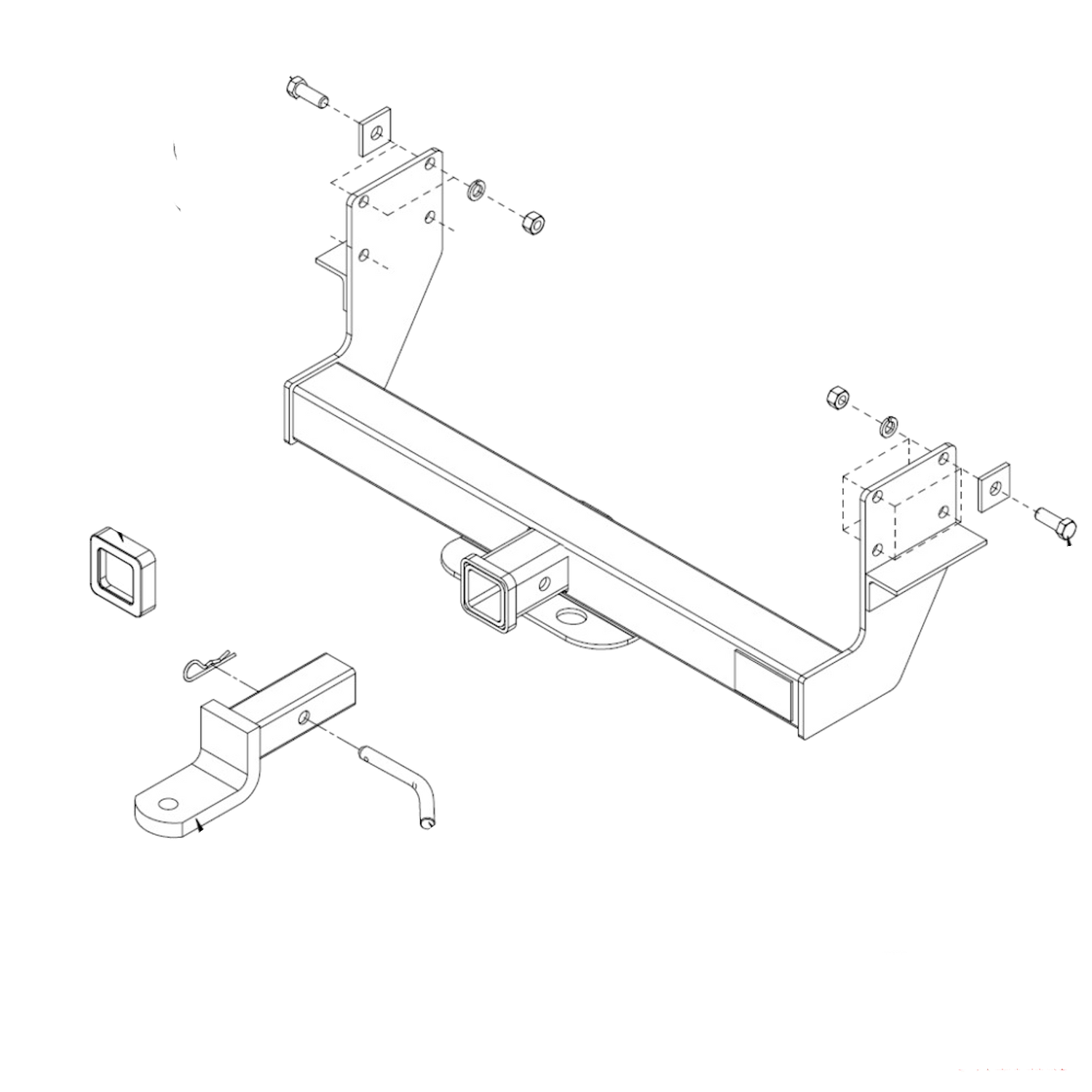 Ford Transit Cab Chassis 01/2001 - 08/2014 - Towbar Kit