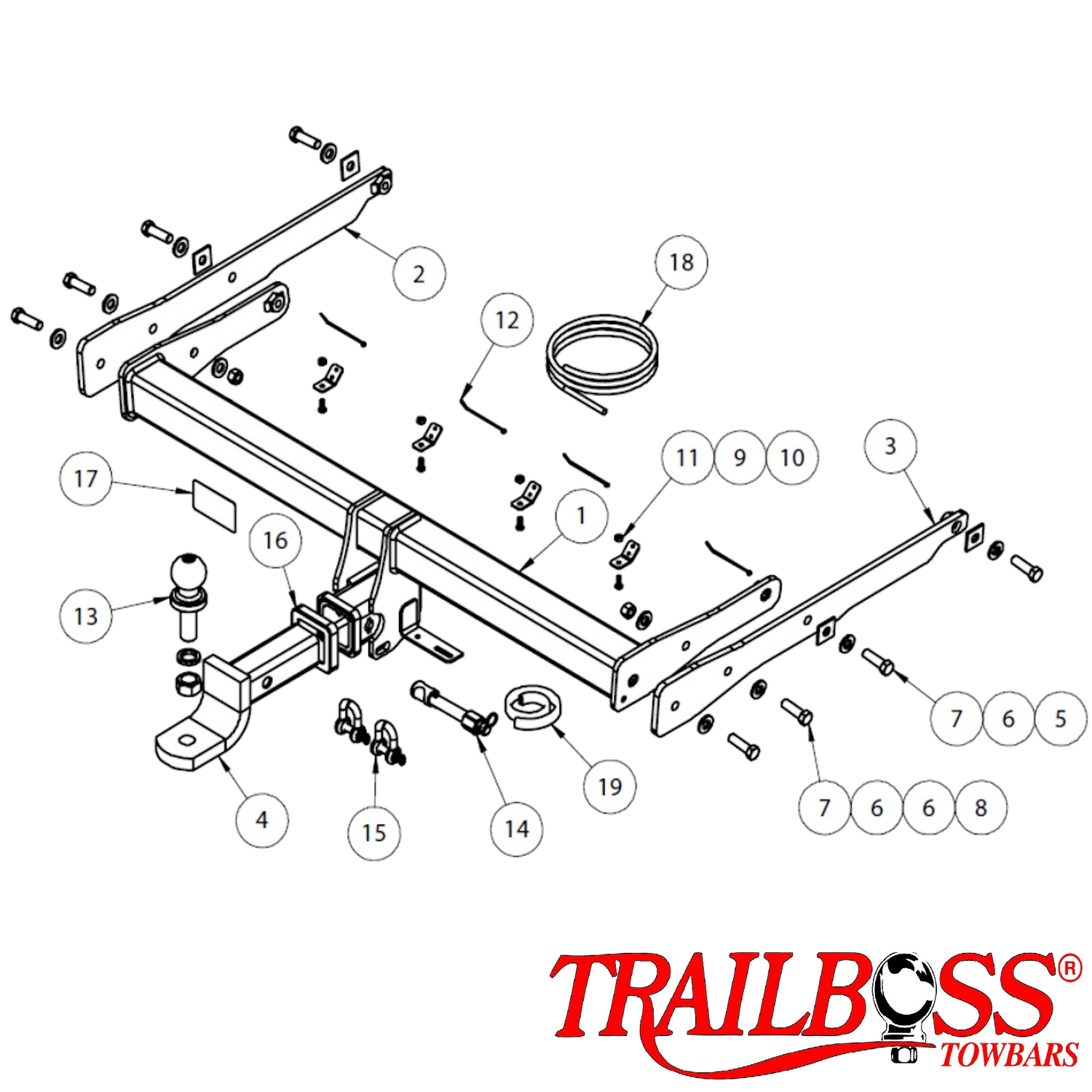 Ford Kuga TF SUV 03/2013 - 02/2017 - Towbar Kit