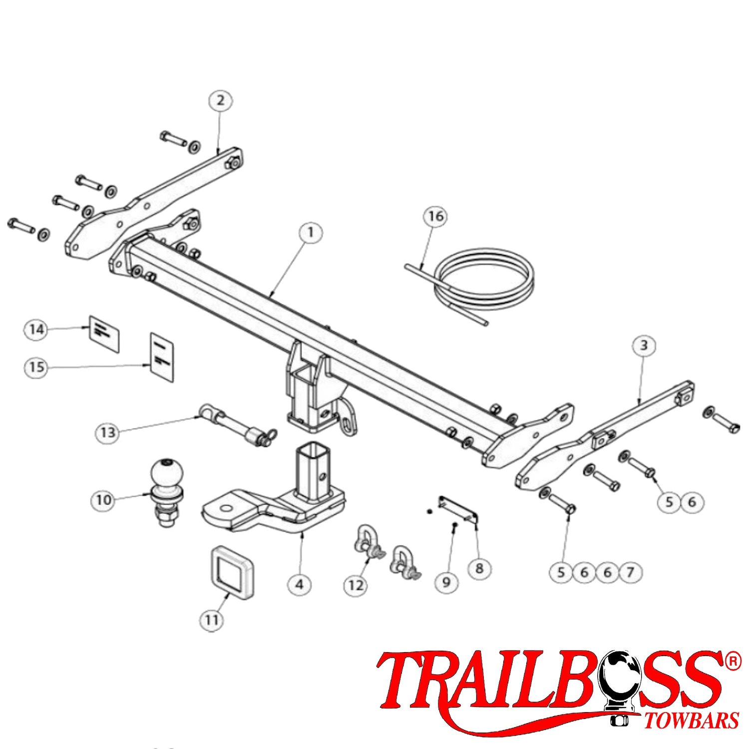 Ford Escape ZH SUV 04/2020 - 06/2023 - Towbar Kit