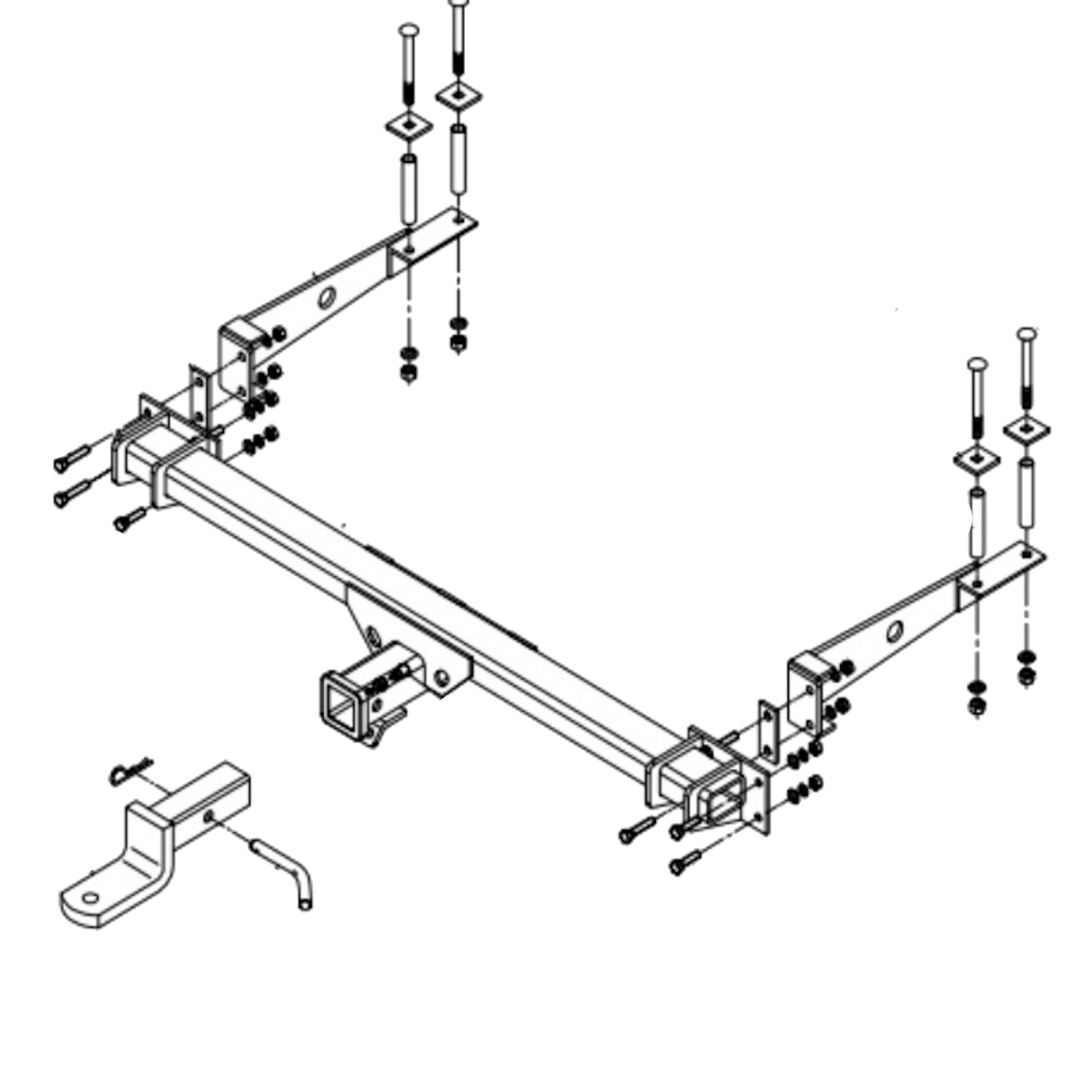 Ford Falcon AU BA BF Wagon 09/1998 - 07/2011  - Towbar Kit