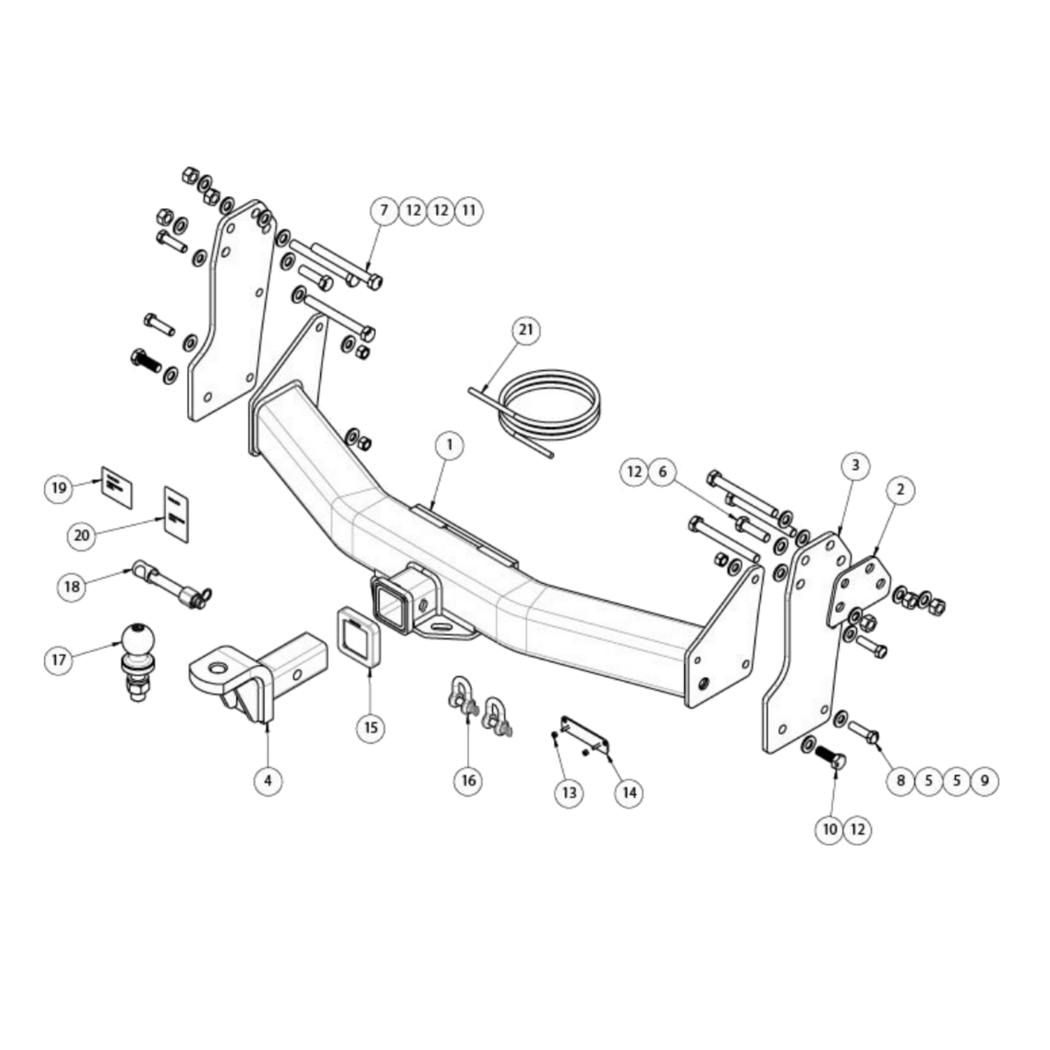 GWM Cannon Alpha Diesel 04/2024 - Towbar Kit