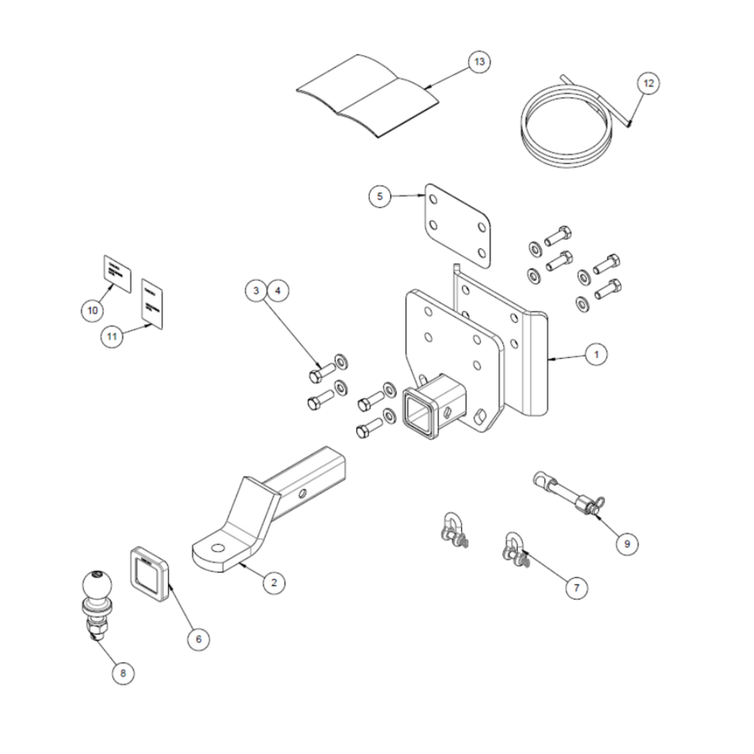 GWM Tank 300 SUV 10/2022 - On (Fits Hybrid & Petrol) - Towbar Kit