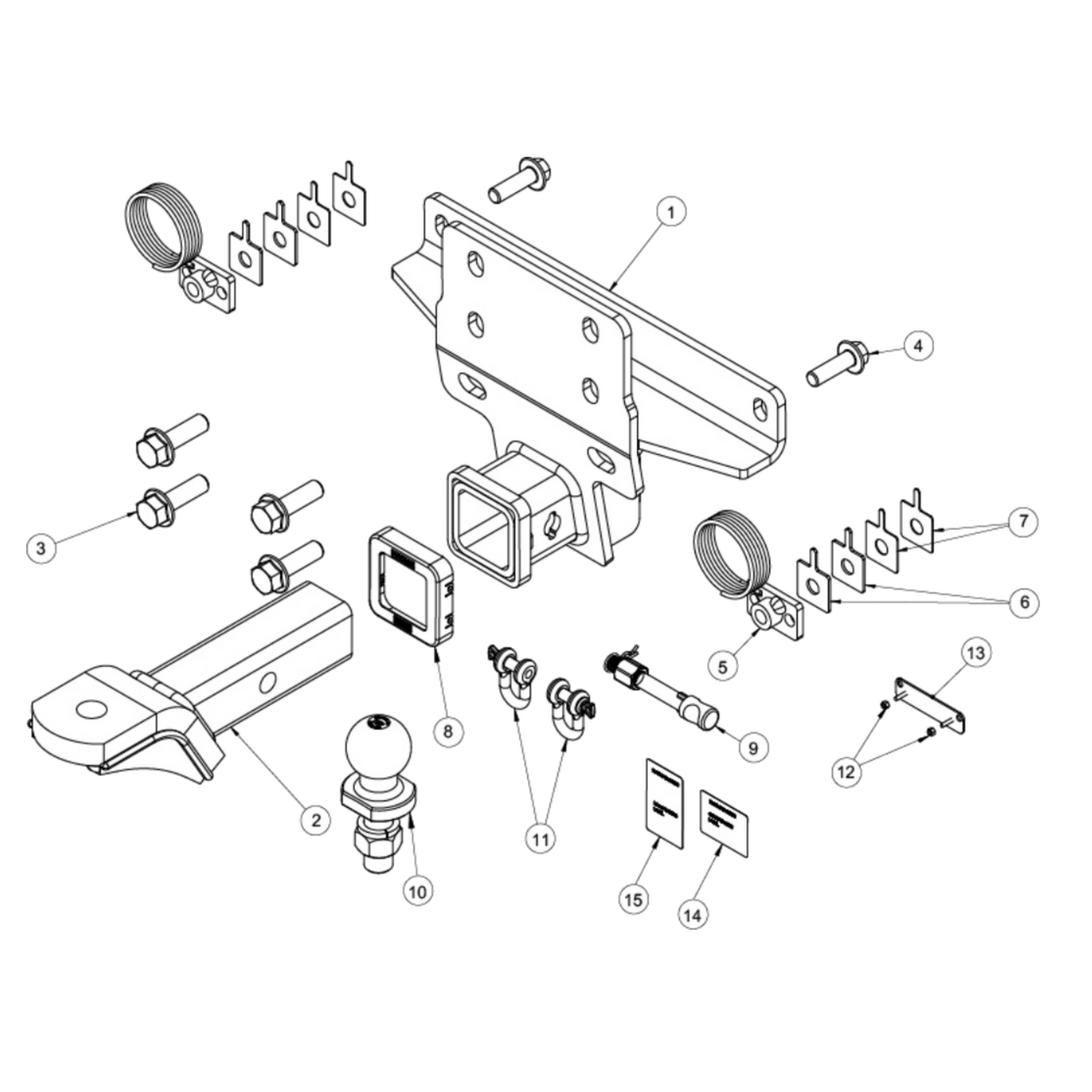 GWM Tank 500 P03 SUV 04/2025 - On - Towbar Kit