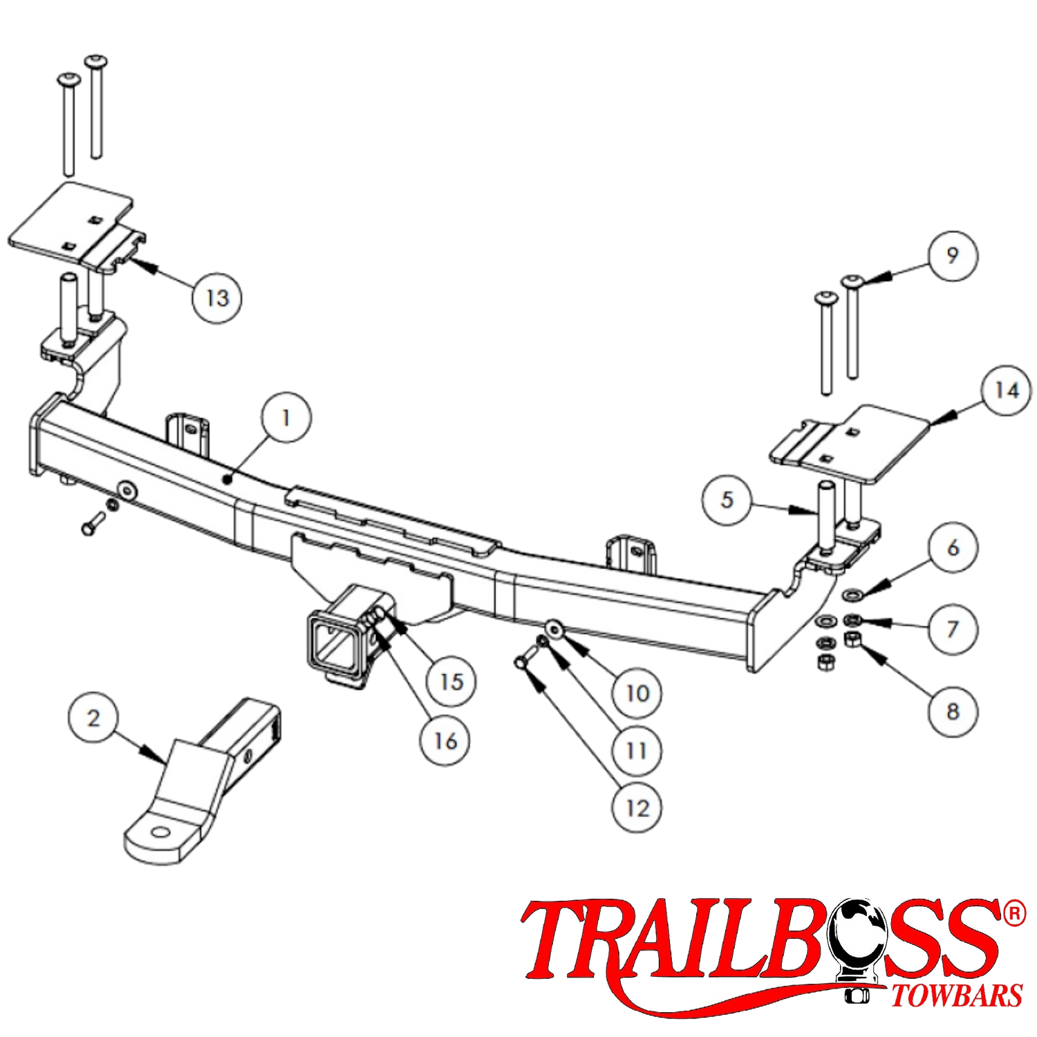 Holden Commodore VE Ute (Not Maloo) 10/2007 - 04/2013 - Towbar Kit