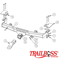 Holden Commodore VE Ute (Not Maloo) 10/2007 - 04/2013 - Towbar Kit