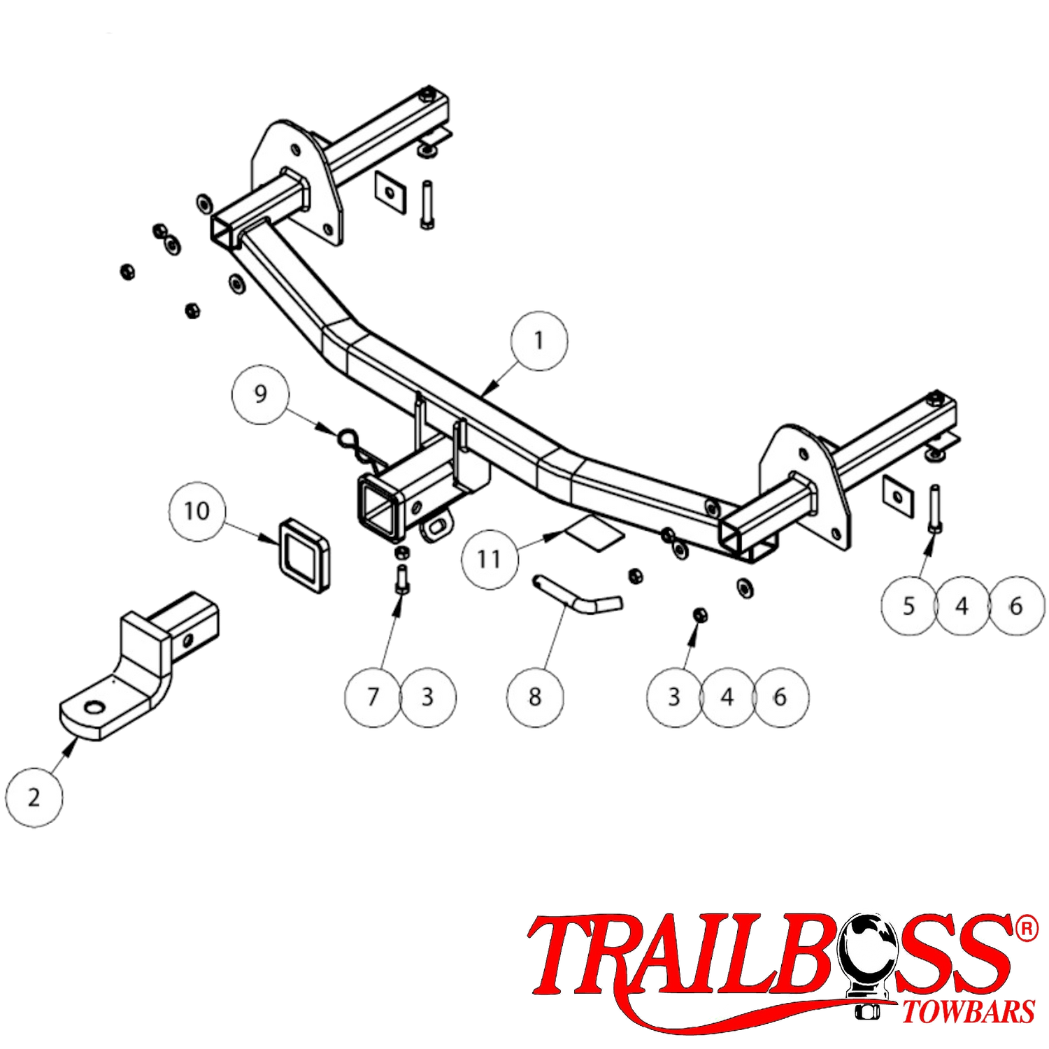 Holden Trax SUV 08/2013 - 12/2020 - Towbar Kit