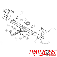 Holden Colorado RG All Models Tub Body With Step 06/2012 - 12/2020 - Towbar Kit