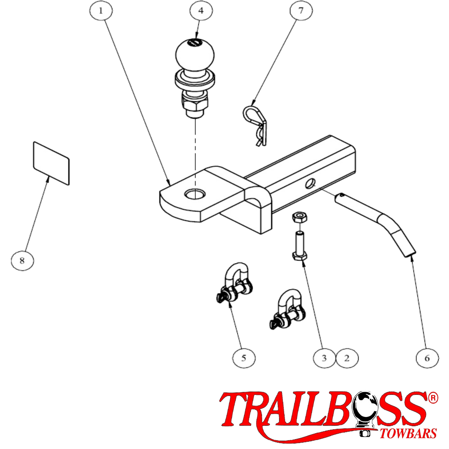 Holden Acadia SUV 08/2018 - 12/2019 (Suits Vehicles with Genuine Towbar Installed) - Towbar Kit