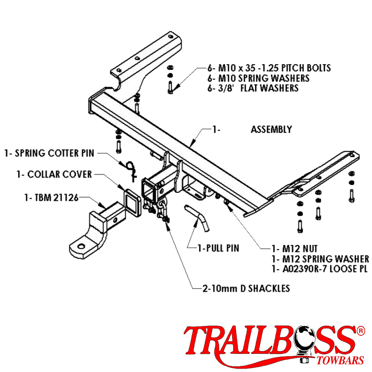 Honda CR-V SUV 03/2007 - 10/2012 - Towbar Kit