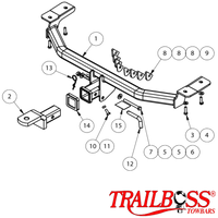 Honda CR- V SUV 11/2012 - 04/2017 (Petrol Only) - Towbar Kit