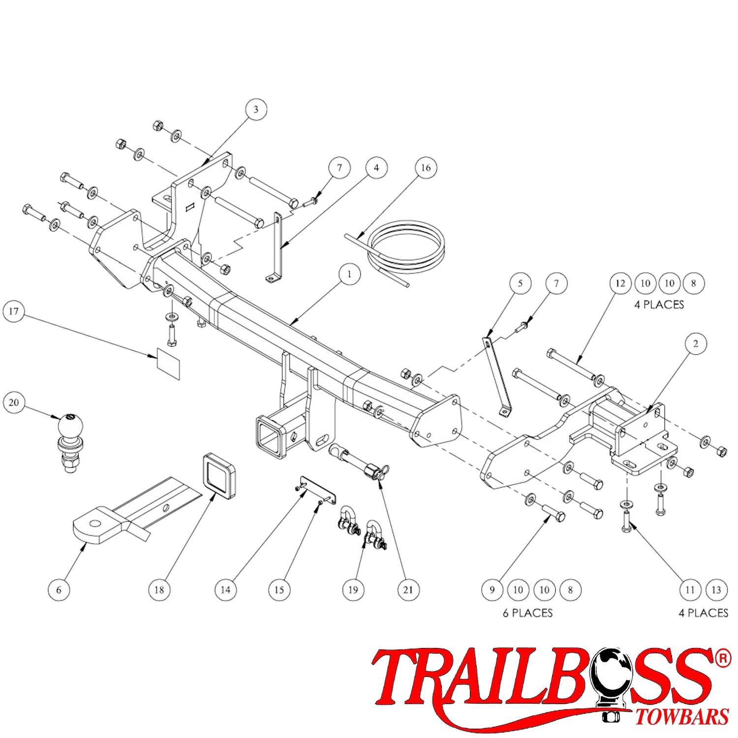 Hyundai Santa Fe TM SUV 04/2018 - 09/2020 - Towbar Kit
