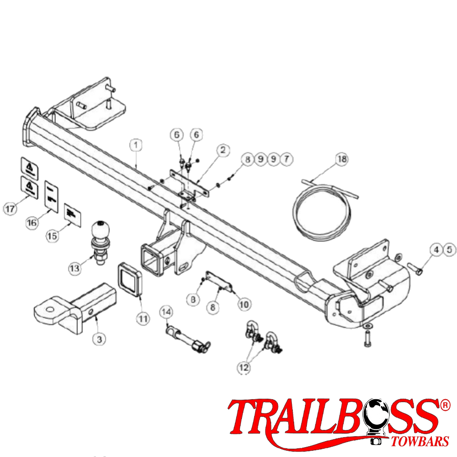 Hyundai Tucson NX SUV 02/2021 - 04/2024 - Towbar Kit