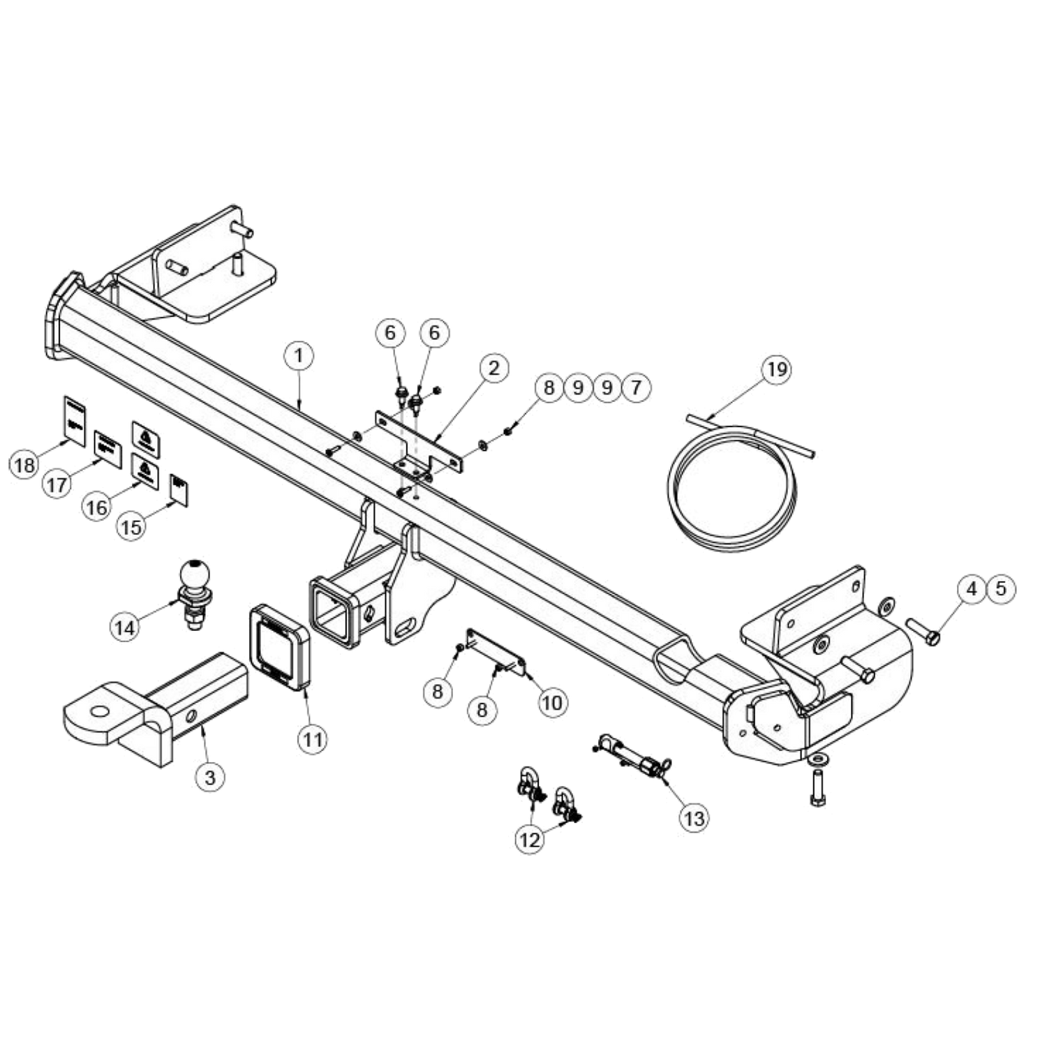 Hyundai Tucson NX4 V3 (Elite, N Line, Premium) SUV 04/2024 - 07/2025 - Towbar Kit