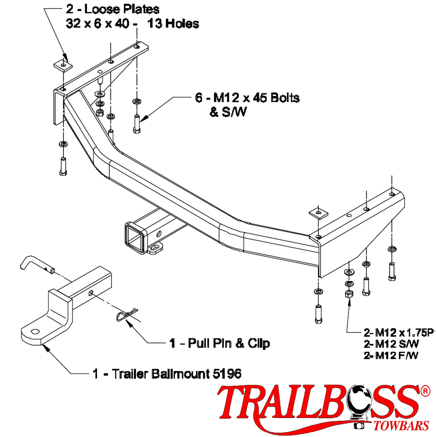 Jeep Grand Cherokee SUV 07/1999 - 05/2005 - Towbar Kit
