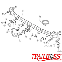 Exploded diagram of QTKM28L Towbar