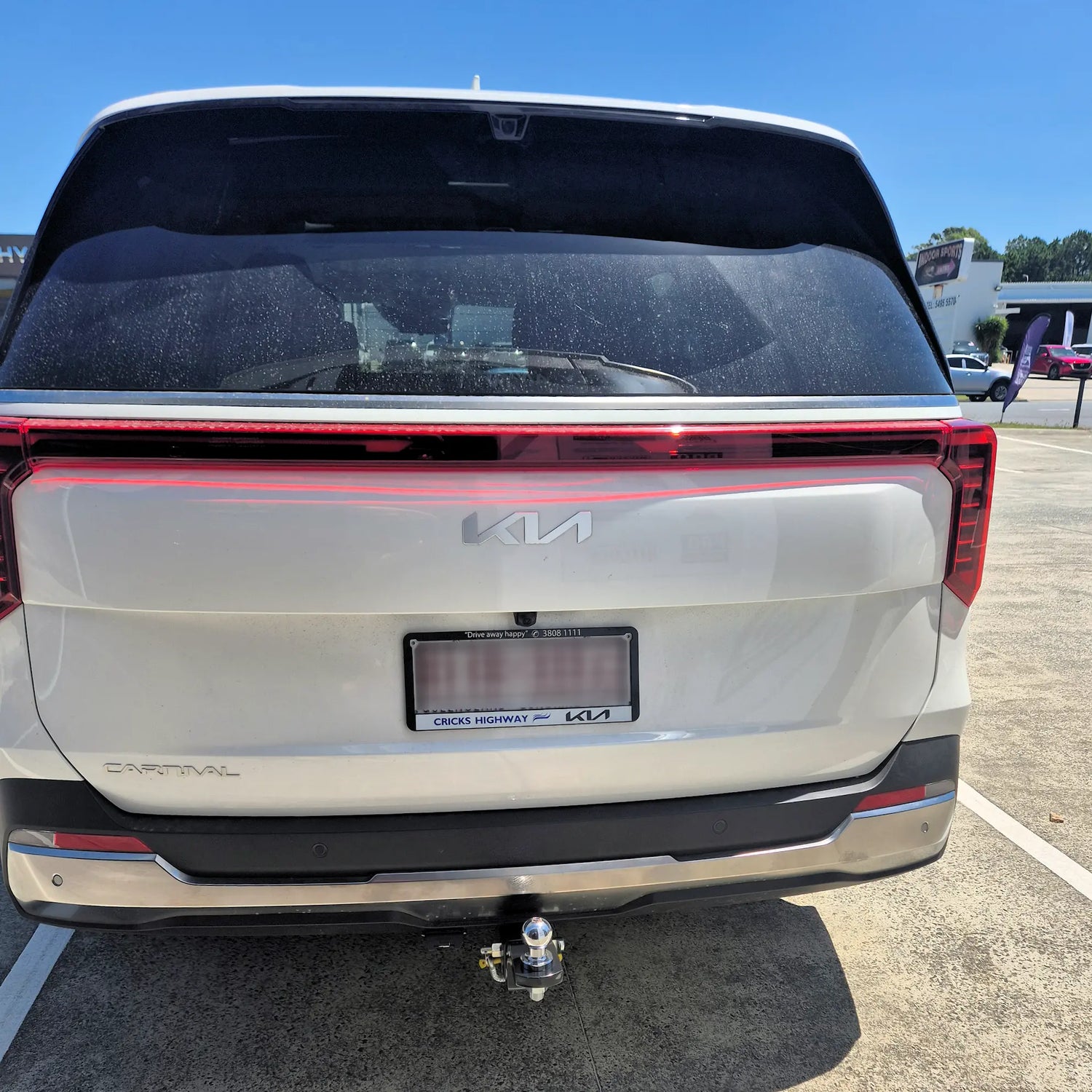 Kia Carnival with towbar fitted by Towbar Australia