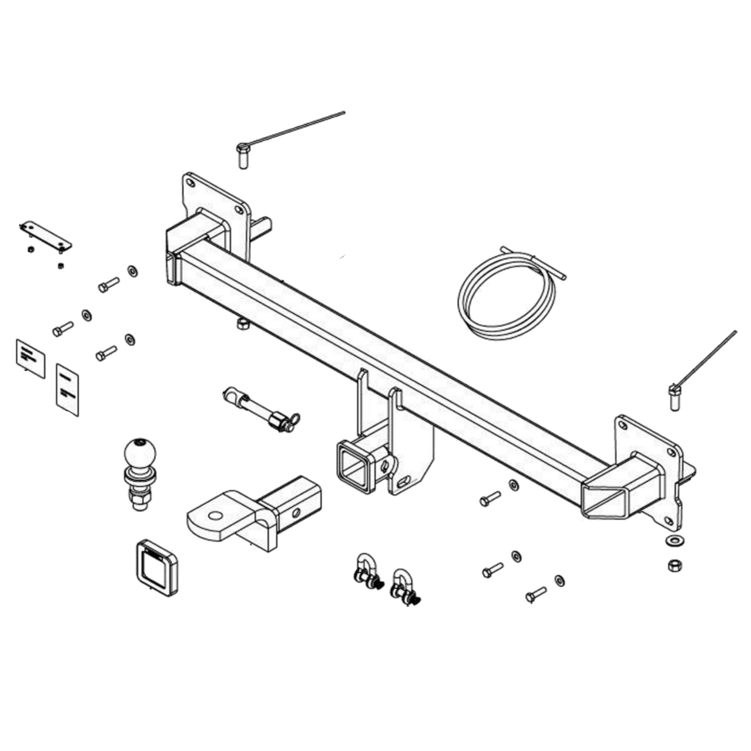 MG HS SUV 10/2019 - 12/2024 - Towbar Kit