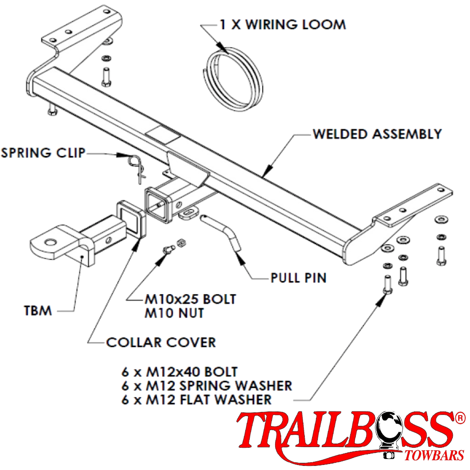 Volvo XC90 SUV 07/2003 - 02/2015 - Towbar Kit