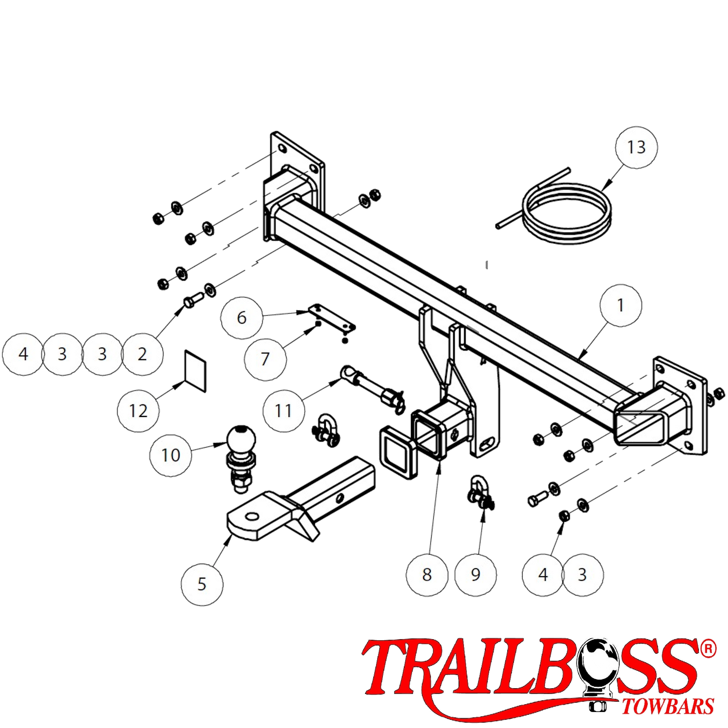 Volvo XC90 SUV 03/2015 - On (Includes R design) - Towbar Kit
