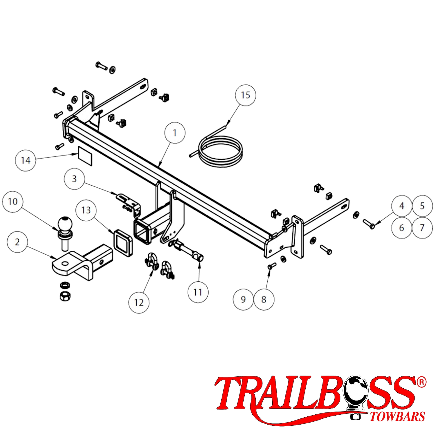 Volkswagen Golf MK7 Wagon 09/2013 - 09/2019 (Inc Alltrack)(NOT R-SPEC) - Towbar Kit