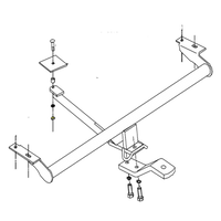 Subaru Liberty Wagon 01/1985 - 05/1994 - Towbar Kit