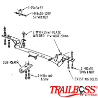 Suzuki Sierra 4wd SUV 01/19852 - 02/1996 - Towbar Kit