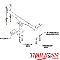 Suzuki Vitara X90 2 Door 1.6L SUV 01/1988 - 12/1998 - Towbar Kit