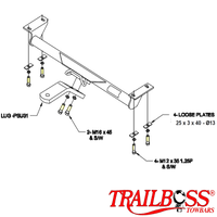 Suzuki Vitara 4 Door 1.6L SUV 01/1988 - 12/1998 - Towbar Kit
