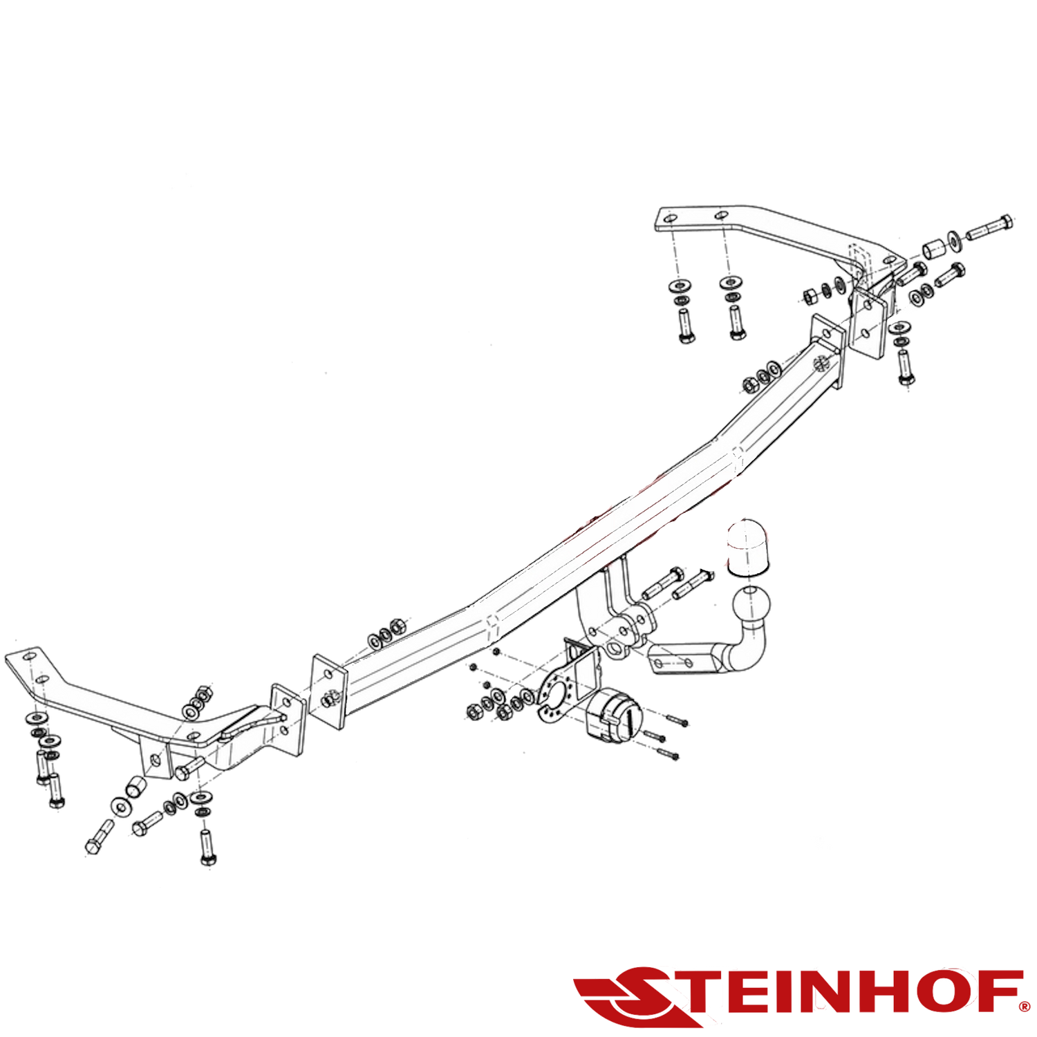 Toyota Avensis Verson People Mover 01/2001 - 12/2006 - Towbar Kit