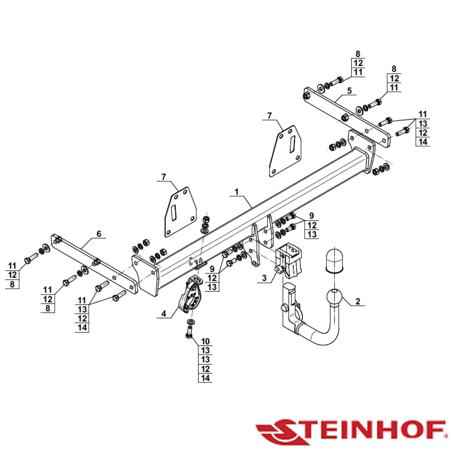 Toyota Corolla Hatch (Inc Hybrid) 10/2018 - On - Towbar Kit