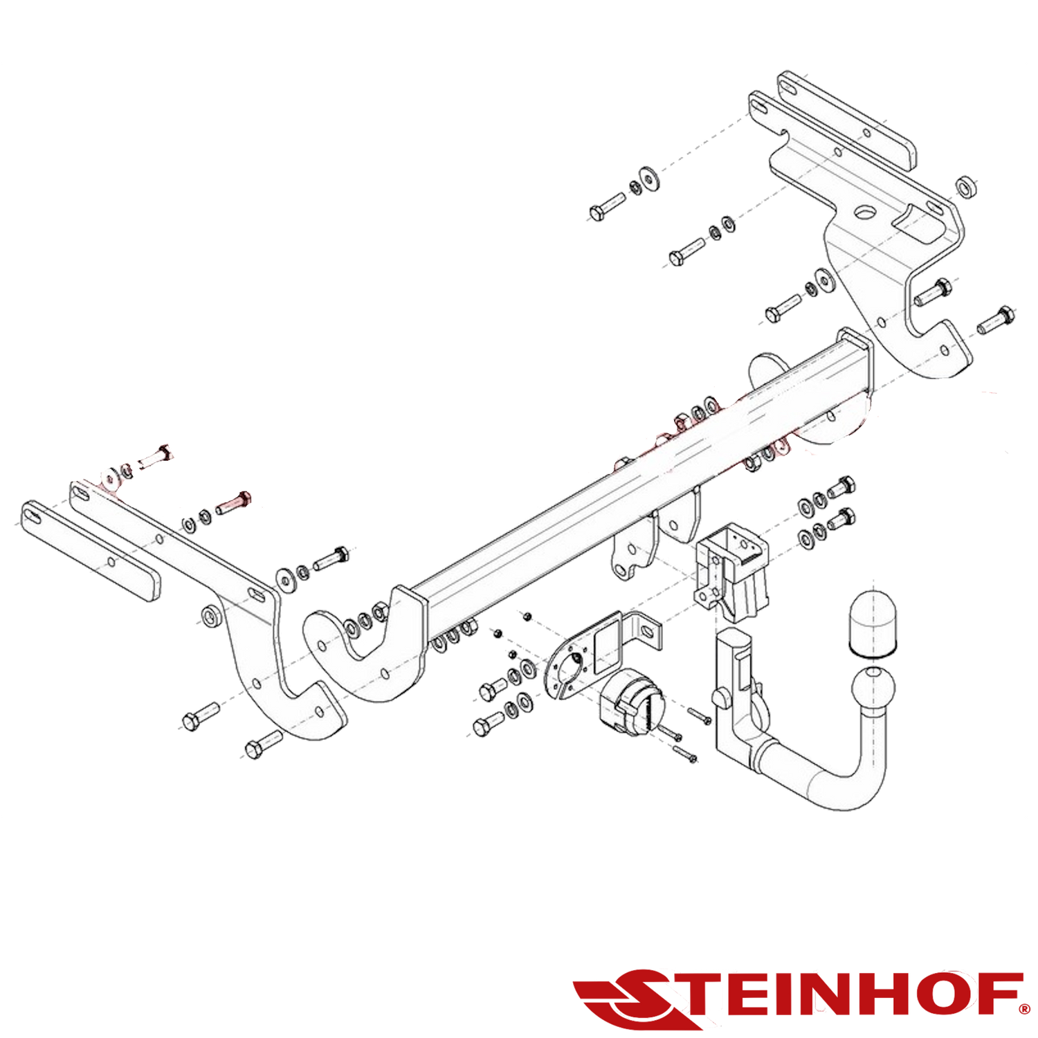 Toyota Yaris Hatch 08/2014 - 12/2016 - Towbar Kit