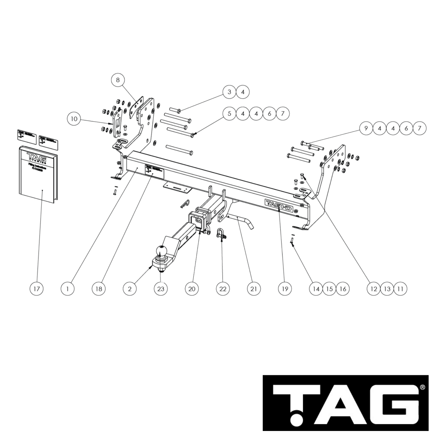 GWM Cannon Tub Body 09/2020 - On - Towbar Kit