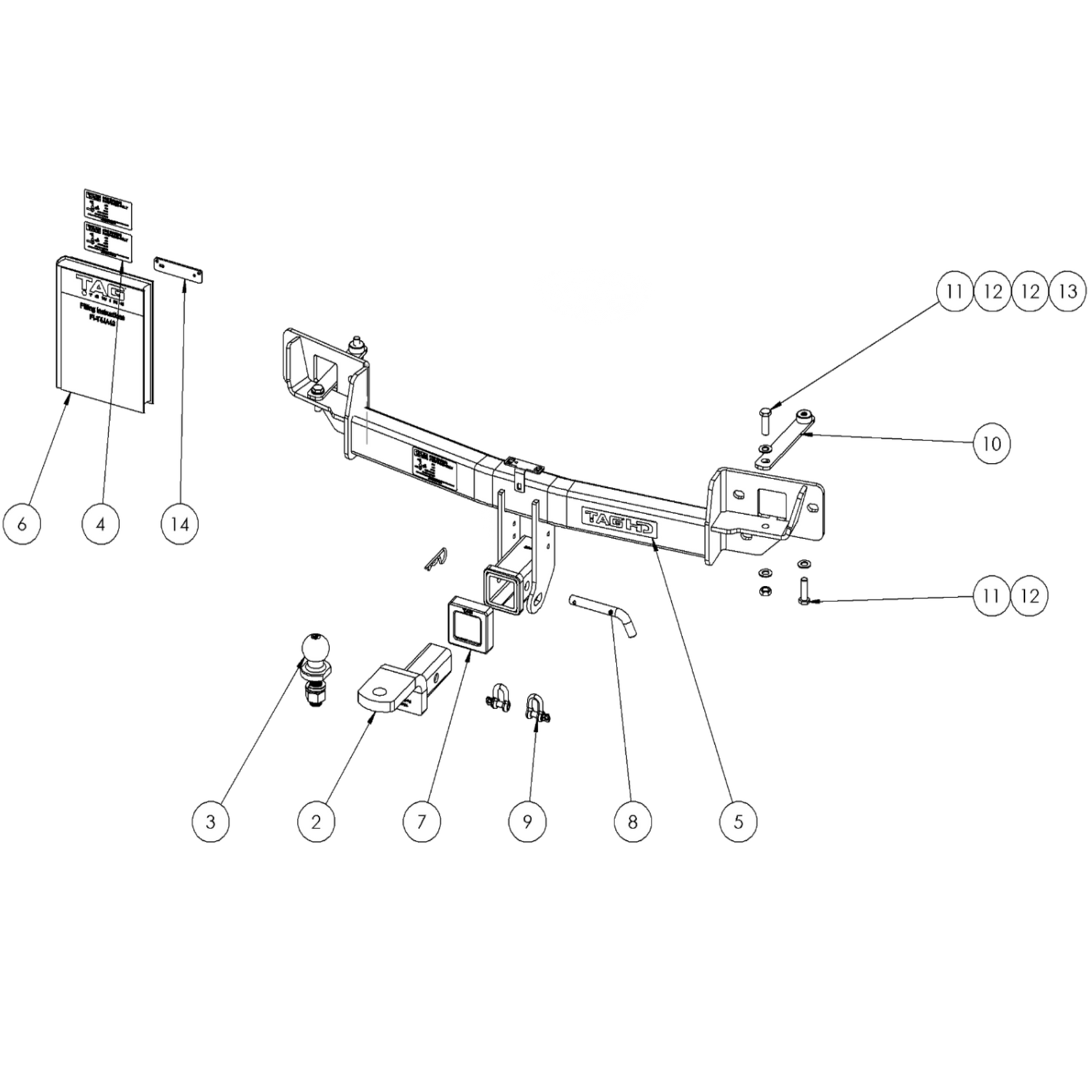 BYD Sealion 7 SUV 02/2025 - On - Towbar Kit