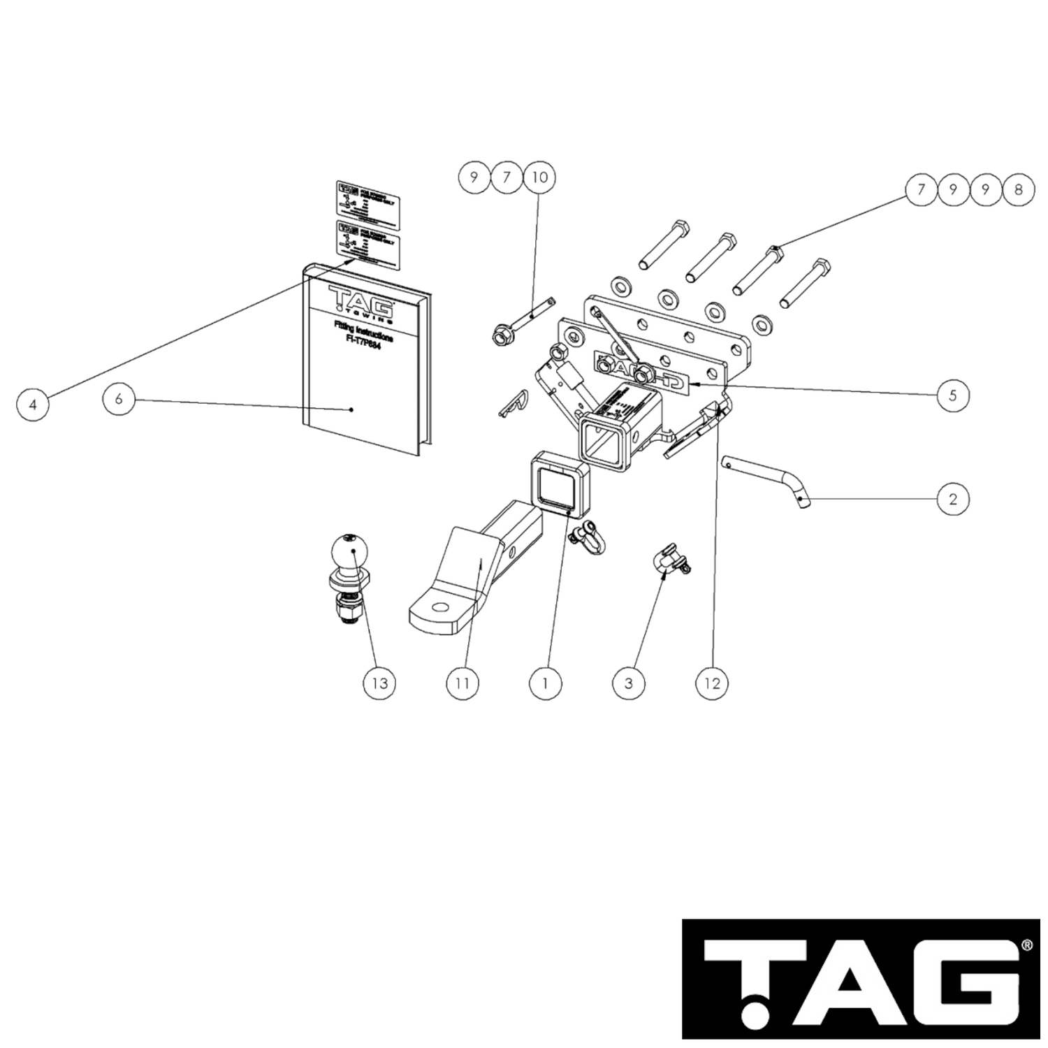 Jeep Gladiator Tub Body 01/2020 - On - Towbar Kit