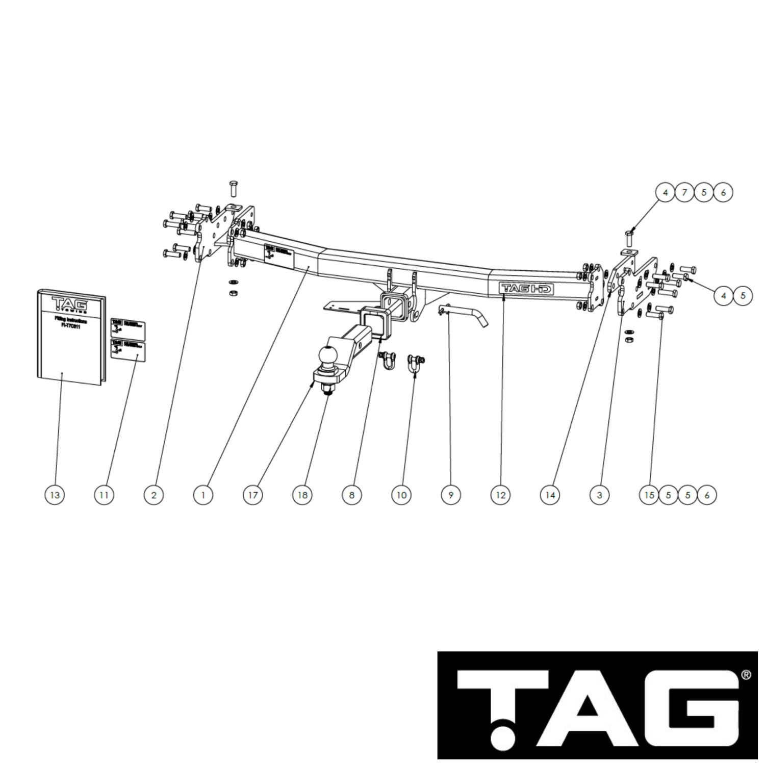 Mitsubishi Pajero Sport SUV 12/2019 - On - Towbar Kit