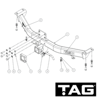 Nissan Patrol Y62 Series 1-4 SUV 01/2013 - 08/2019 - Towbar Kit