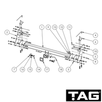 Ford Ranger Tub Body With Bumper 08/2015 - 04/2022 - Towbar Kit