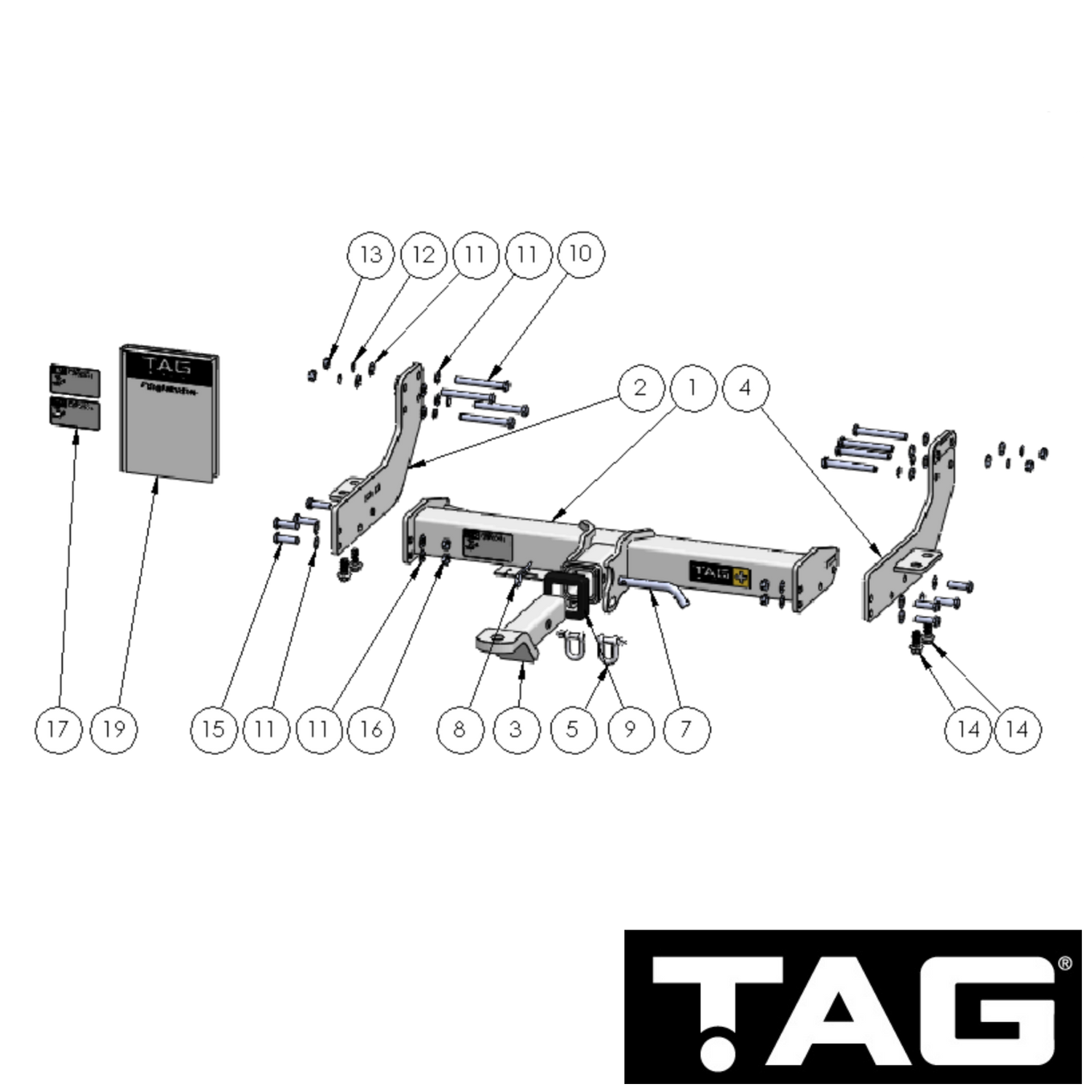 Ford Transit VO Van 02/2014 - On - Towbar Kit