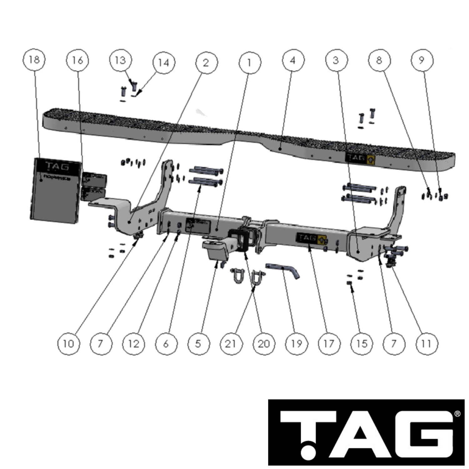 Ford Transit VO Van 02/2014 - On - Towbar Kit