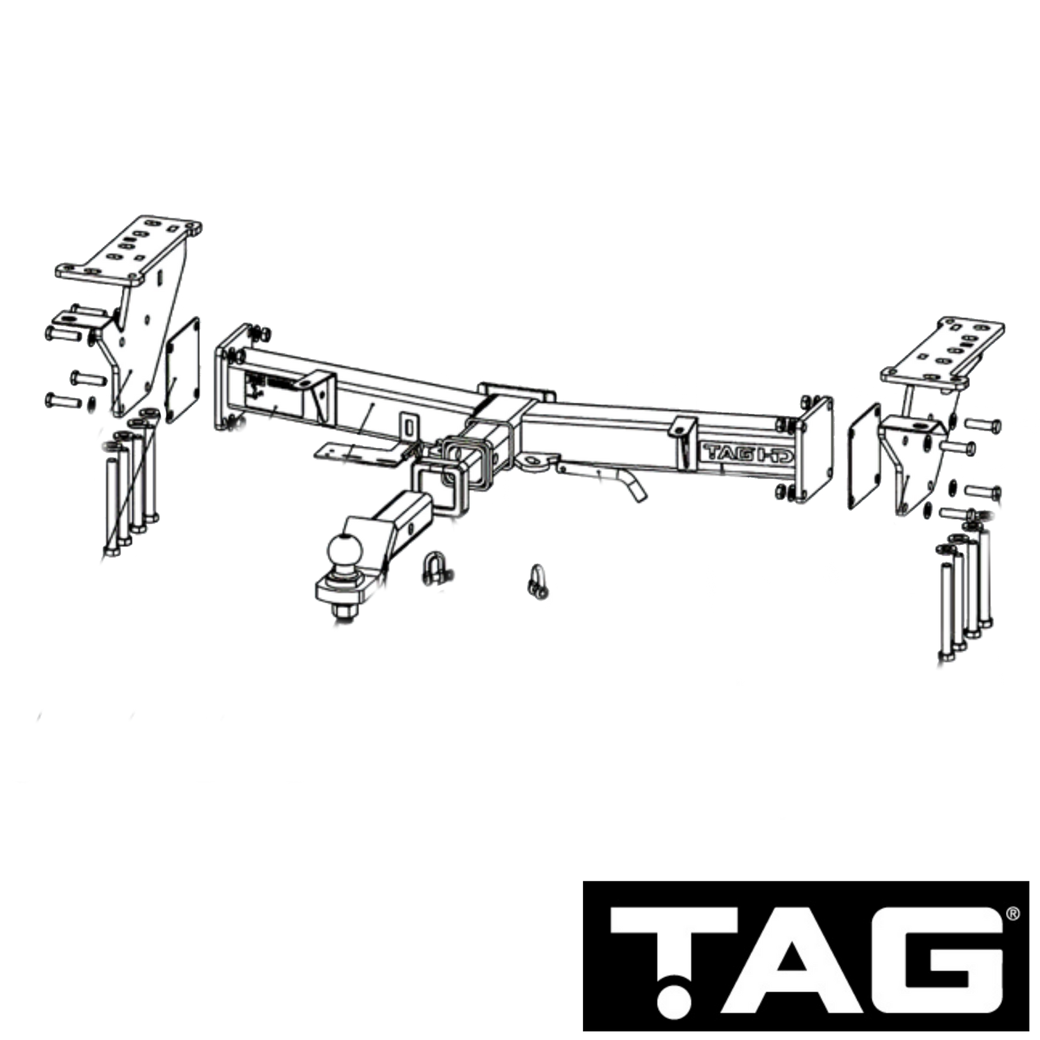 Volkswagen Amarok Tub Body 12/2022 - On - Towbar Kit